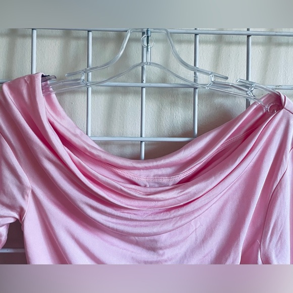 J. Crew + Anna October Drape Neck/Off-Shoulder Long Sleeve Body Suit - Picture 3 of 8